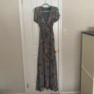 Lulu's floral maxi dress